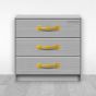 Jaladera para mueble latonada 150 mm Mañon