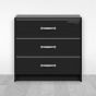 Jaladera para mueble níquel 125 mm Mañon