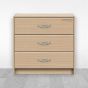 Jaladera para mueble níquel 125 mm Mañon