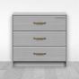 Jaladera para mueble bronce 125 mm Mañon