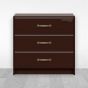 Jaladera para mueble bronce 125 mm Mañon