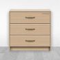 Jaladera para mueble bronce 125 mm Mañon