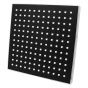 Regadera cuadrada 20 cm cromo / negro IML