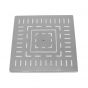 Regadera cuadrada blanca 8" P-RMOZ20CR IML
