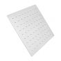 Regadera cuadrada 6" acero inoxidable SP-50016 Solvex