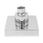 Regadera cuadrada 10 cm cromo 10-CR IML