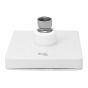 Regadera cuadrada 10 cm cromo / blanco 10-BC IML