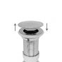 Céspol flexible para lavabo cromado con contra Push SF-70020 IML