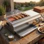Parrilla BBQ de gas Acero Inoxidable de 66 cm HT-QK-700×200