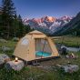 Casa de campaña plegable Hexagonal Café para 3-4 personas HW144-WH