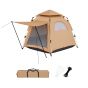 Casa de campaña plegable Hexagonal Café para 3-4 personas HW144-WH