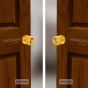 Cerradura para baño latón brillante Ball Yale