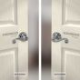 Cerradura para baño cromo mate Saura Phillips