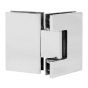 Bisagra para baño vidrio a vidrio a 180° cromo SH330-C Axcent