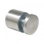 Soporte tubular para vidrio 25 x 25 mm acero inoxidable K-258 Axcent