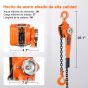 Polipasto manual 2 toneladas SB2T3M TEENO