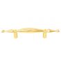 Jaladera Zara 60 mm latón brillante HE-810-03 Arte Fino