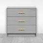 Jaladera Zara 60 mm latón brillante HE-810-03 Arte Fino