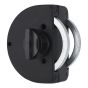 Cerradura de gancho con contra para muro negro mate XH2801N Axcent