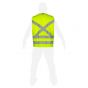 Chaleco de seguridad Brigadier alta visibilidad amarillo unitalla Zipper SR1051 MR Seguridad