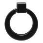 Jaladera de argolla Ring 30 mm negra 5785 Ashico