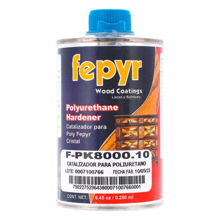 Catalizador para Poli Fepyr Cristal 250 ml F-PK8000.10