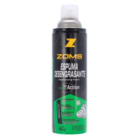 Espuma desengrasante 500 ml en aerosol ZOMS