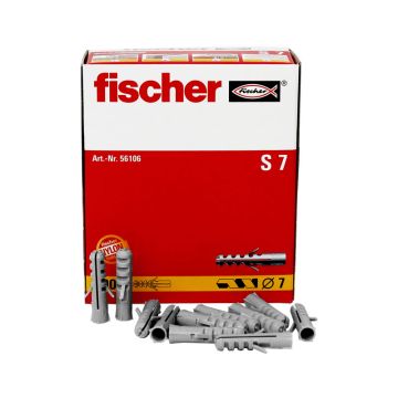 Taco universal Fischer modelo UX 6 R 6x35mm 100 unidades