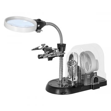 Lupa tipo lampara de escritorio con 2 aumentos MO-023 Verden