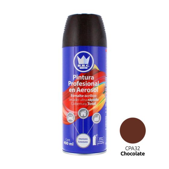 Pintura acrílica en aerosol chocolate 400 ml CPA32 Corona