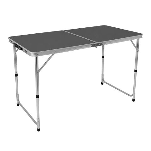 Mesa plegable tipo portafolio 120 cm Negra 12142 Deco Hogar