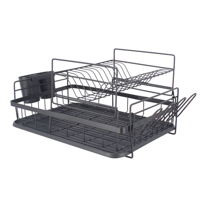 Escurridor para trastes con 2 niveles para 12 platos 12305 DECO HOGAR