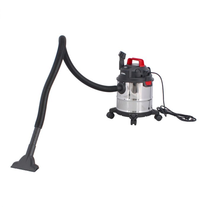 Aspiradora de acero inoxidable para sólidos y líquidos 15 litros 12364 Adir