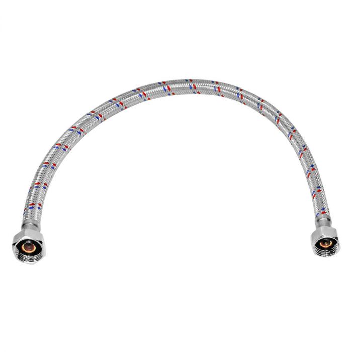 Manguera flexible para lavabo 1/2" x 1/2" de 40 cm 1321 Adir