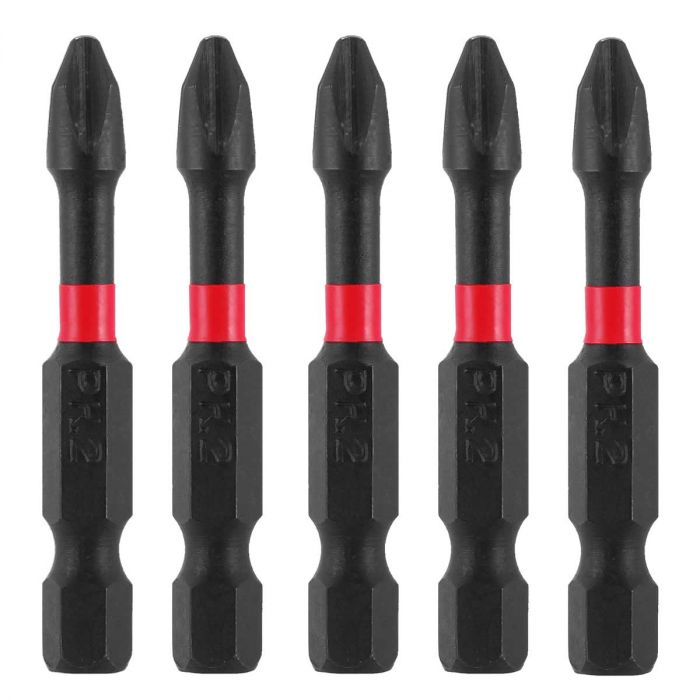 Juego de 5 puntas de impacto Phillips de 2" 3609 Tulplus