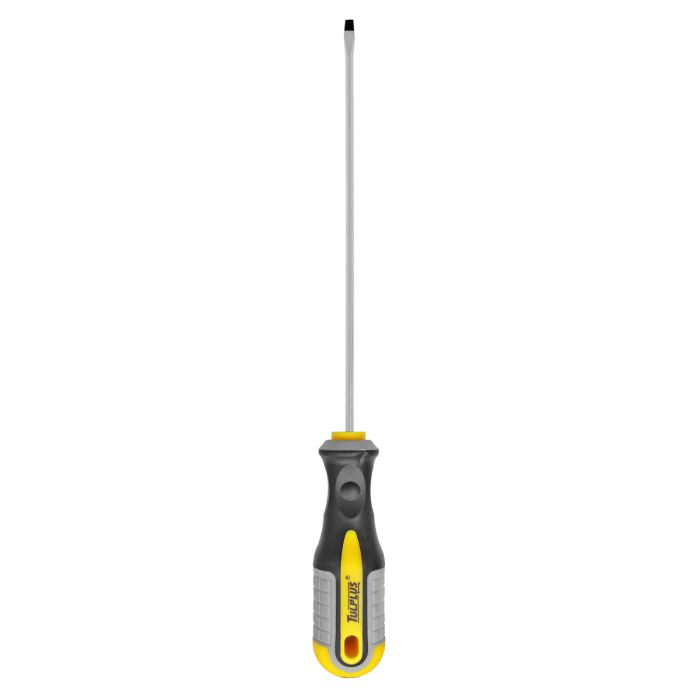 Desarmador punta plana con mango confort grip 1/8" x 8" 3701 Tulplus 