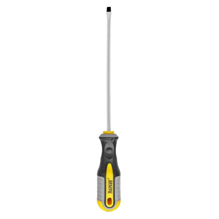 Desarmador punta plana con mango confort grip 1/4" x 8" 3706 Tulplus 