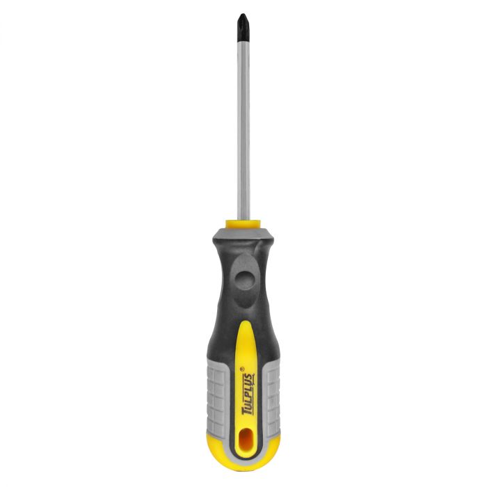 Desarmador punta Phillips con mango confort grip 1/4" x 4" 3712 Tulplus 