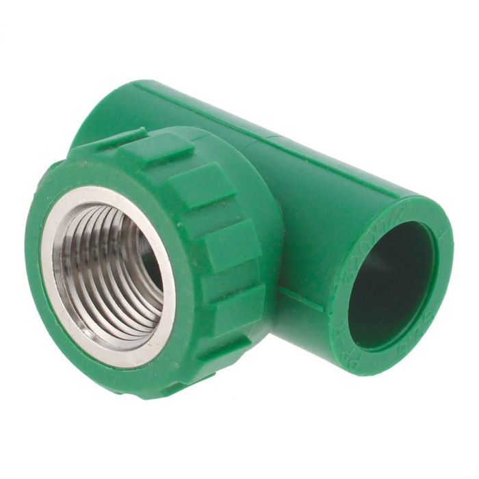 Tee PPR Rosca Central Hembra 20 mm x 1/2" 7137 Maxflu