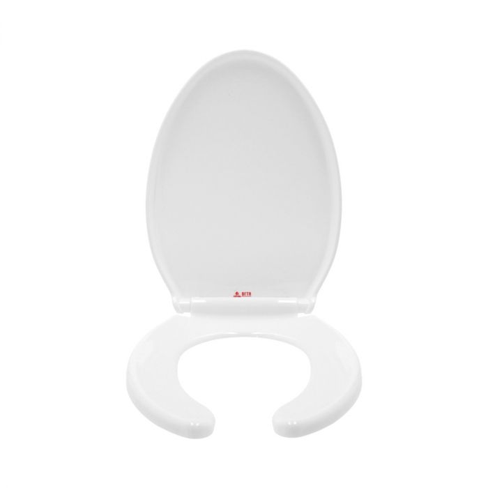 Asiento alargado blanco de cierre lento Plásticos Beta