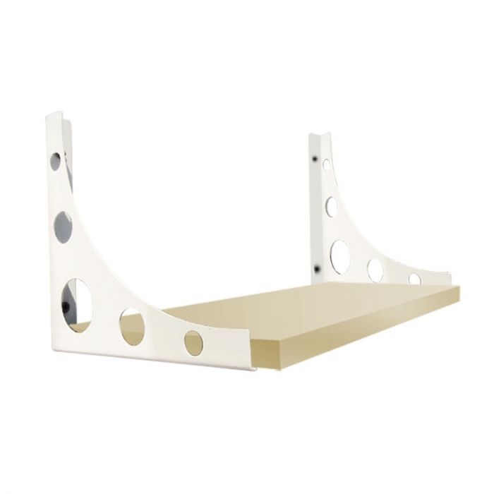 Soporte Mondrian de 25 cm blanco para repisa Ducasse