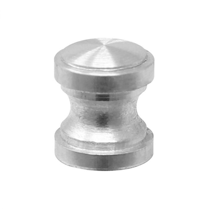Jaladera botón aluminio natural 3/8" GGJ831 GYGPSA