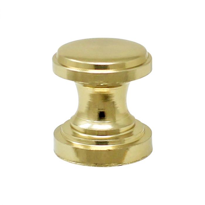 Jaladera botón latón antiguo 1/2" GGJ832 GYGPSA
