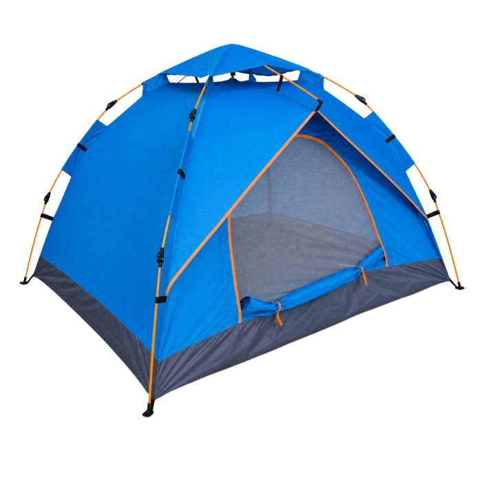 Casa de campaña plegable Azul para 2-3 personas HW103-BU
