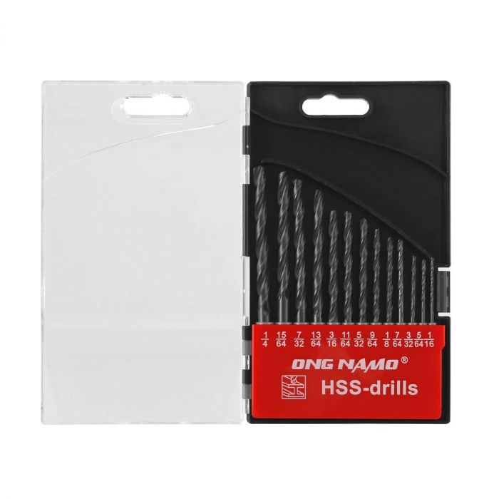 Set de brocas HSS para metal alta velocidad 13 piezas ONG NAMO