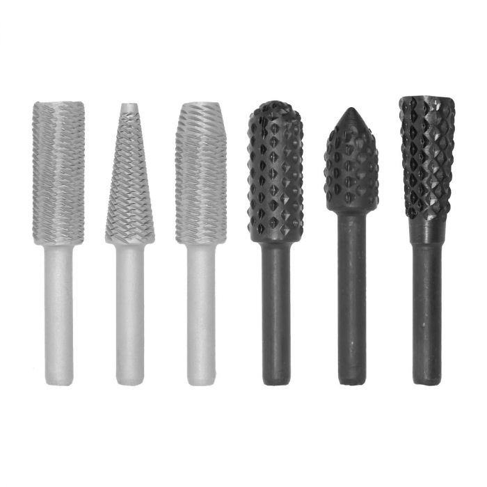 Limas rotativas para madera y acero 6 piezas MW-522 ONG NAMO