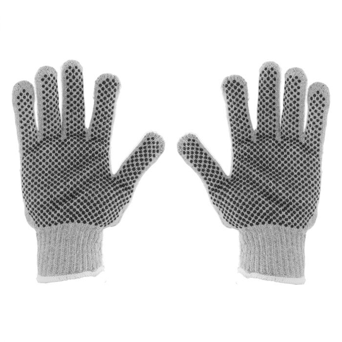 Guante de algodón antiderrapante con puntos PVC (dos lados) JAVASAFETY