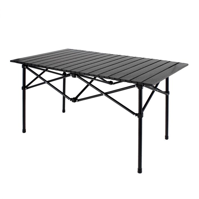 Mesa de Camping Plegable Rectangular HW123-BK Negra