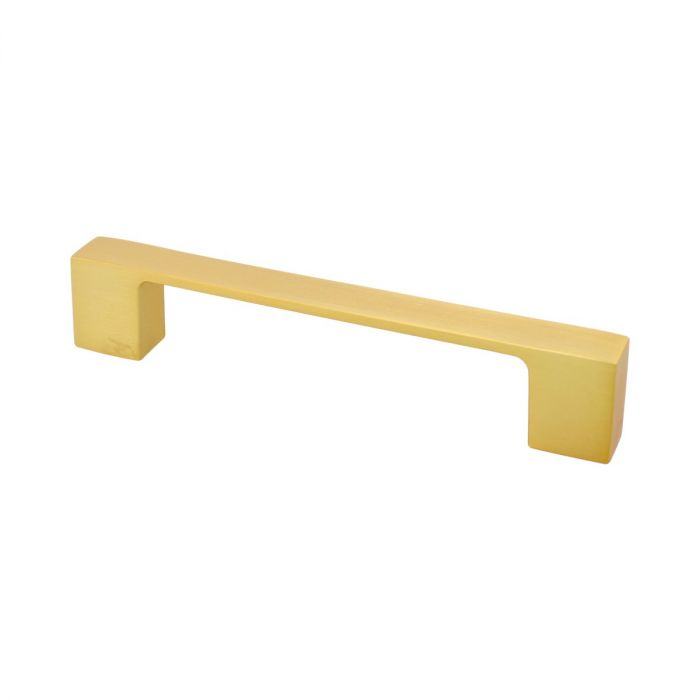 Jaladera de Aluminio 128 mm latón satinado 791-1583 Herrasa