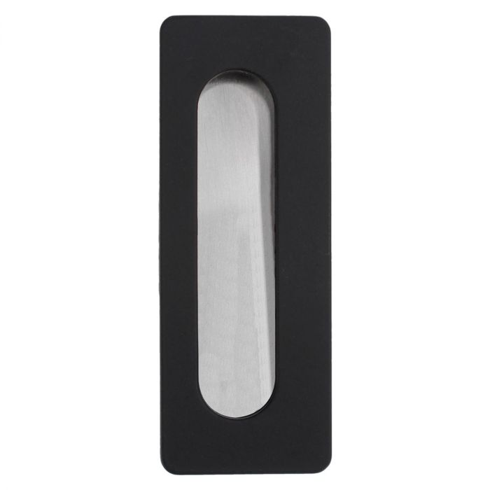 Jaladera de embutir 96 mm negro mate Rish
